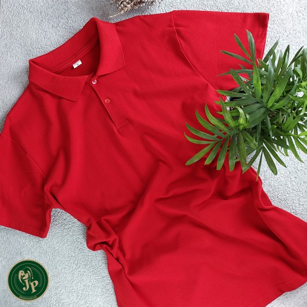Polo Neck Red T-shirt