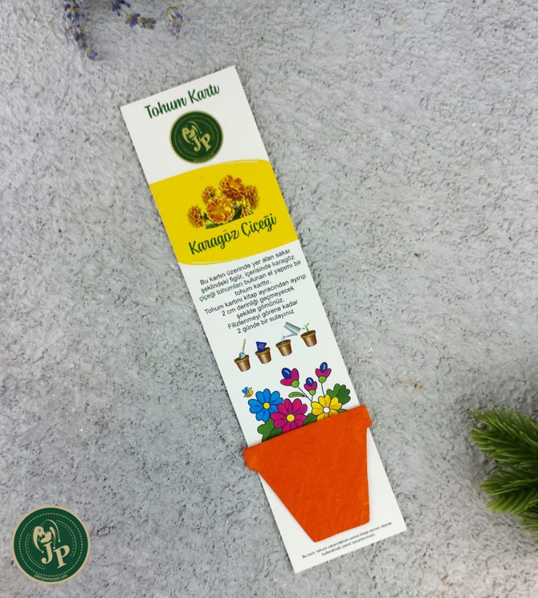 turuncu saksi tohum karti Joker Promosyon ve Tanıtım Ürünleri