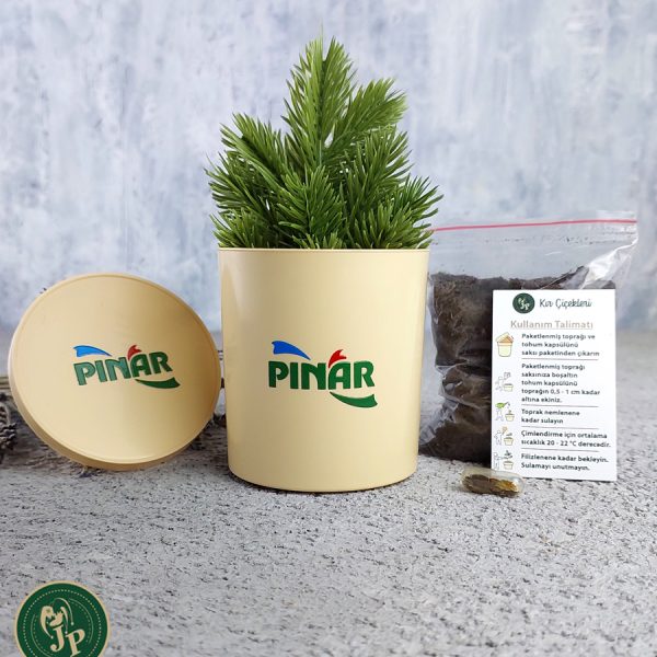 Bitki Dikim Seti Yuvarlak ve Kapaklı